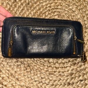Blue MK Wallet
